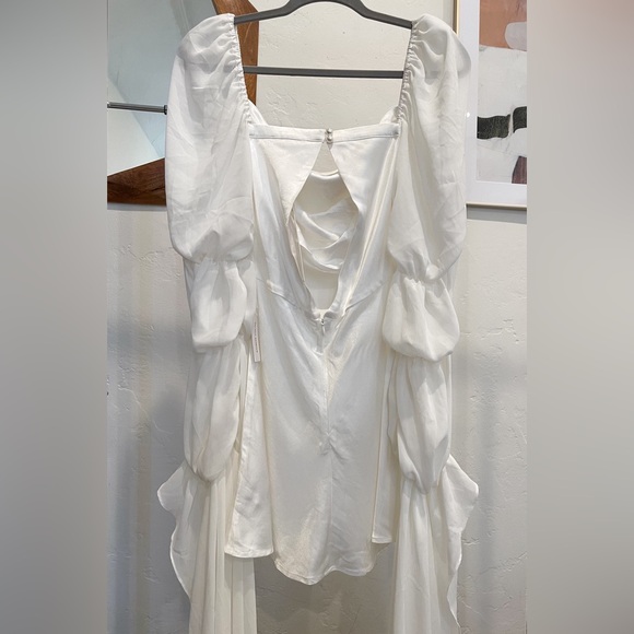 For Love And Lemons White Willow Mini Dress - Picture 12 of 16